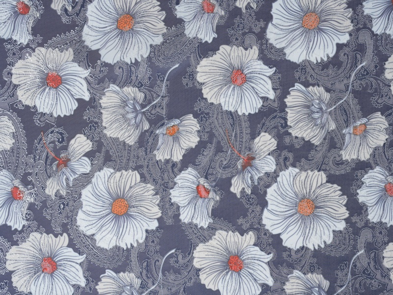 폴리 에스테르-비스코스 자카드 인쇄 안감 직물 폴리 에스테르-비스코스 자카드 인쇄 안감 직물